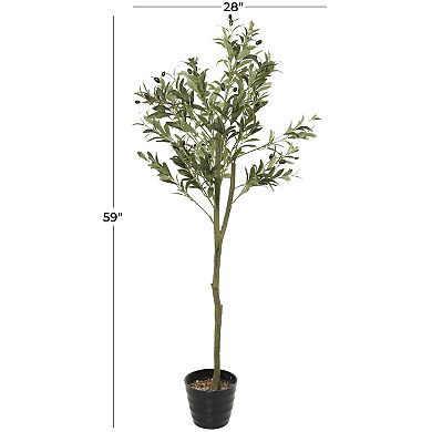 Stella & Eve 4.75-ft. Artificial Olive Tree Floor Decor