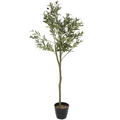 Stella & Eve 4.75-ft. Artificial Olive Tree Floor Decor