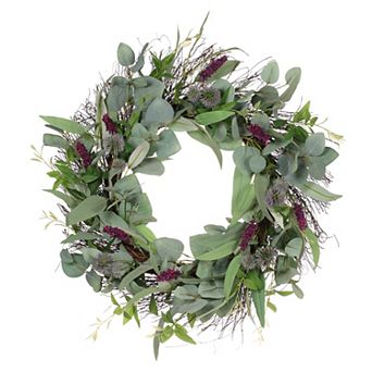 Puleo International Inc. Artificial Lavender Spring Wreath