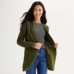 Kohl's long outlet cardigan sweater