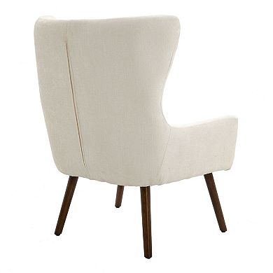 Carolina Chair & Table Claudie Wing-Back Accent Chair