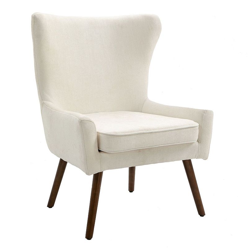 83020185 Carolina Chair & Table Claudie Wing-Back Accent Ch sku 83020185