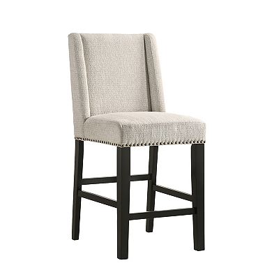 Carolina Chair & Table Laurant 2-Piece Upholstered 24" Stools