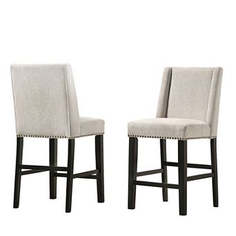 Carolina Living Laurant Upholstered 24" Stool 2 pc Set