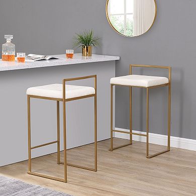 Carolina Living Lucien Upholstered Counter Stool