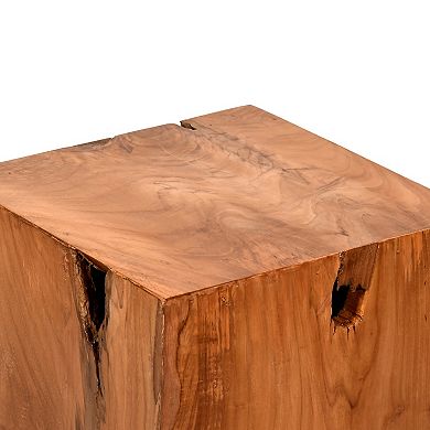Carolina Chair & Table Vico Teak Outdoor Root Side Table