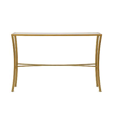 Carolina Living Palin Glass Top Console Table
