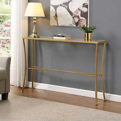 Carolina Living Palin Glass Top Console Table