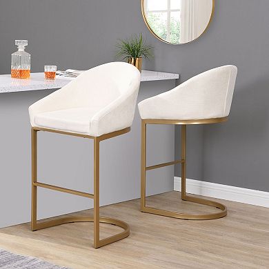 Carolina Living Torano 26" Upholstered Counter Stool