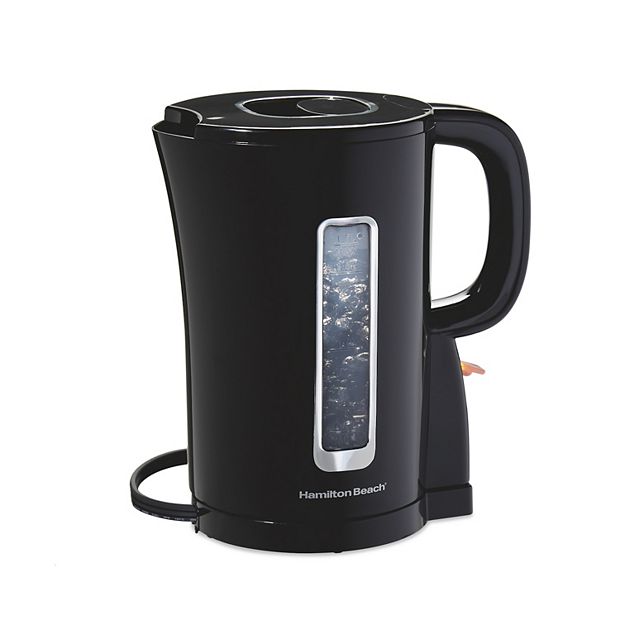 Hamilton Beach 1.7 L Black/Silver Electric Kettle