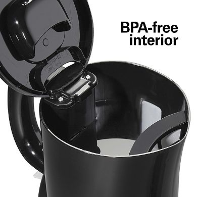 Hamilton Beach 1.7-Liter Black Electric Kettle
