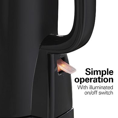 Hamilton Beach 1.7-Liter Black Electric Kettle
