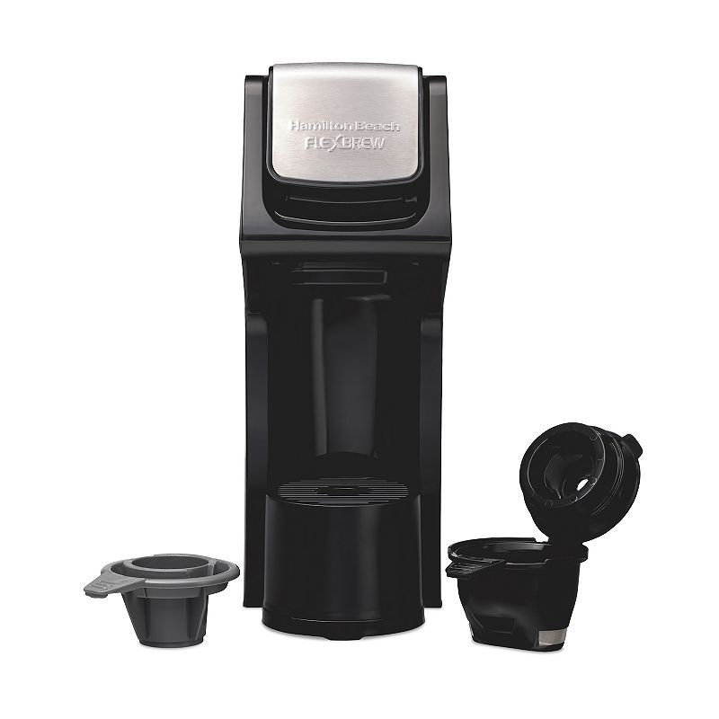 Hamilton Beach FlexBrew Dual Coffee Maker  Touch-Sensitive Controls  Stainless Steel Trim  49918