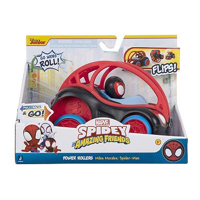 Marvel Spidey & His Amazing Friends Power Rollers Vehicle - Miles Morales Spider-Man