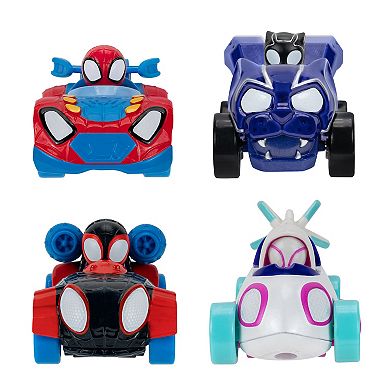 Marvel Spidey & His Amazing Friends 4-Pack Vehicles