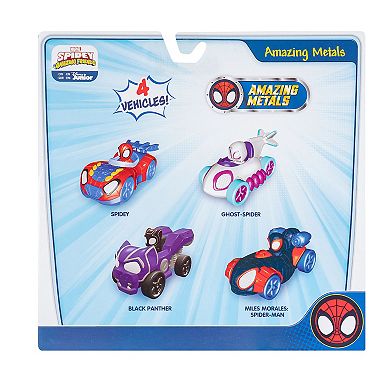 Marvel Spidey & His Amazing Friends 4-Pack Vehicles