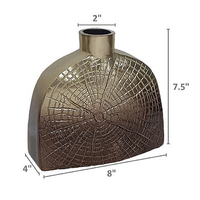 Percy Aluminum Flat-Bottom Vase