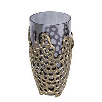 Percy Aluminum Glass Vase