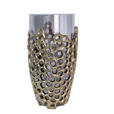 Percy Aluminum Glass Vase