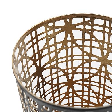 Modi Pierced Lantern Floor Decor 3-piece Set