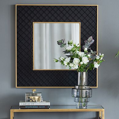 Geometric Clear Glass Vase