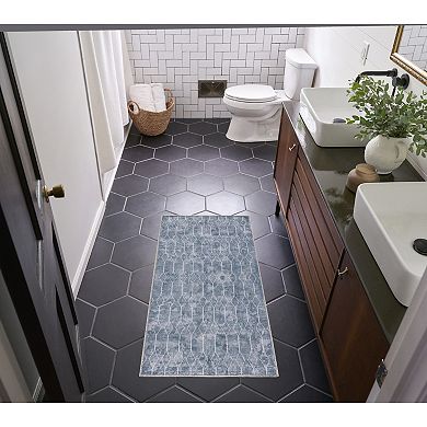 Nourison Series 1 Modern Geometric Washable Indoor Area Rug