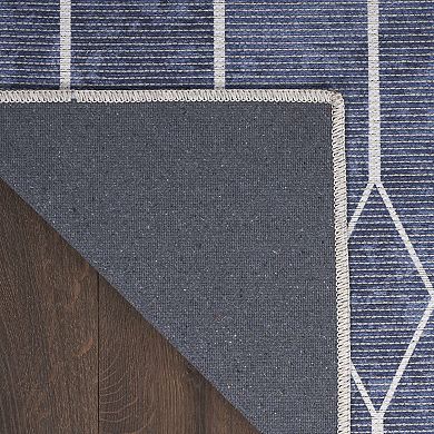 Nourison Series 1 Modern Geometric Washable Indoor Area Rug