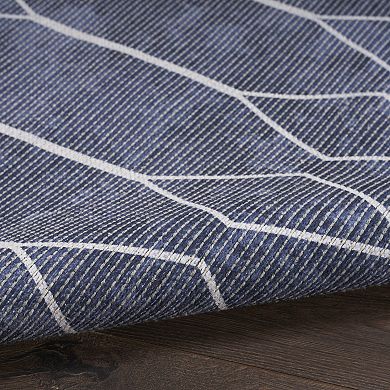 Nourison Series 1 Modern Geometric Washable Indoor Area Rug
