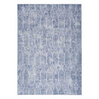 Nourison New Concept Modern Geometric Washable Indoor Area Area Rug