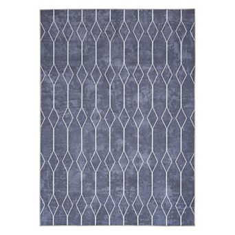 Nourison New Concept Modern Geometric Washable Indoor Area Area Rug