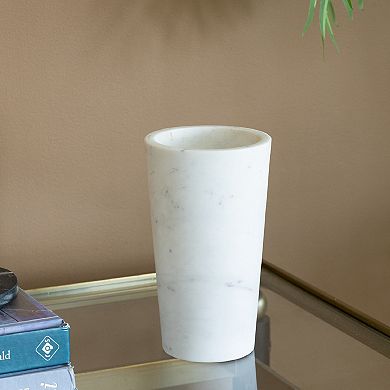 Marble Candle Holder & Flower Vase Set Table Décor
