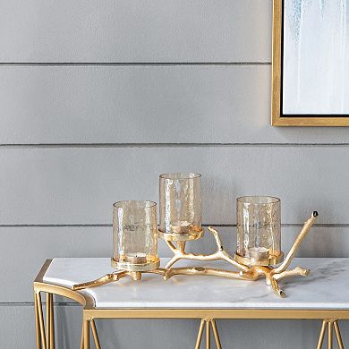 Twig 3-Pillar Candle Holder Table Décor