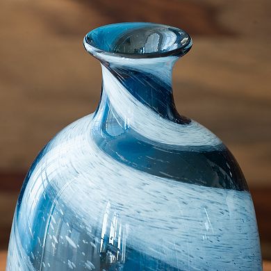 Mayron Swirl Glass Vase