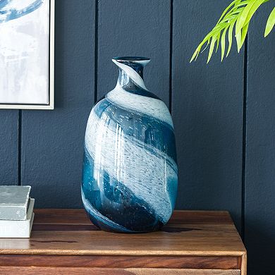 Mayron Swirl Glass Vase