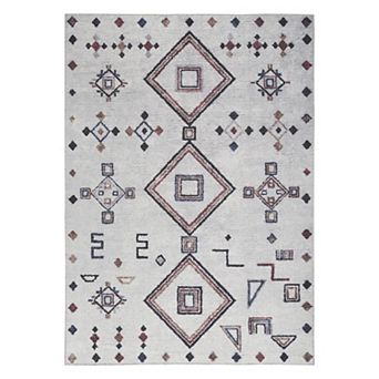 Nourison New Concept Bohemian Diamond Washable Indoor Area Area Rug
