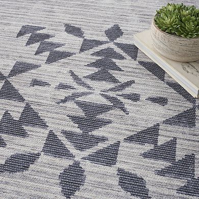 Nicole Curtis Series 1 Scandinavian Geometric Washable Indoor Area Rug