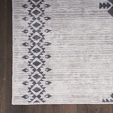 Nourison Series 1 Scandinavian Geometric Washable Indoor Area Rug