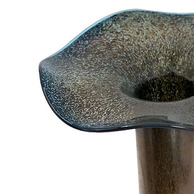 A&B Home Vaughan Glass Candle Holder