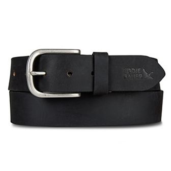 Men's Eddie Bauer 1.45 in Hand Tacked Leather Jeans Belt