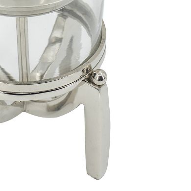 Glass Hurricane Candle Holder