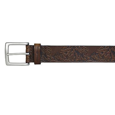 Men's Eddie Bauer 1.45-in. Debossed Live Your Adventure Belt