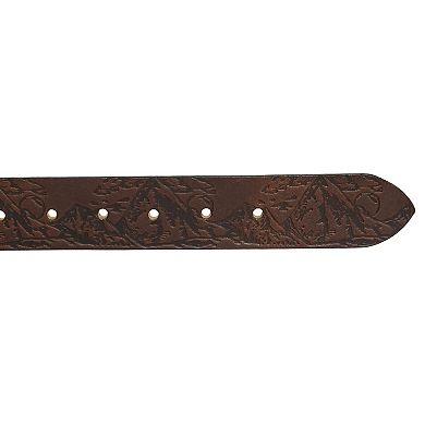 Men's Eddie Bauer 1.45-in. Debossed Live Your Adventure Belt