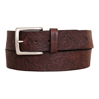 Men's Eddie Bauer 1.45 in Debossed Live Your Adventure Belt