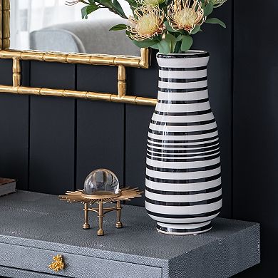 Striped Painted Vase
