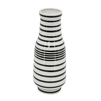 Striped Painted Vase