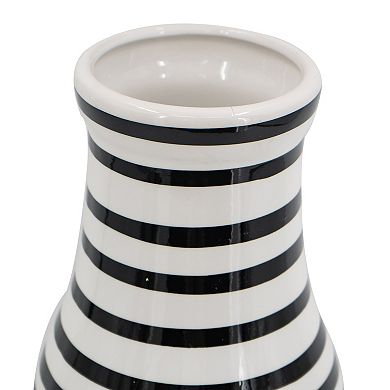 Striped Painted Vase