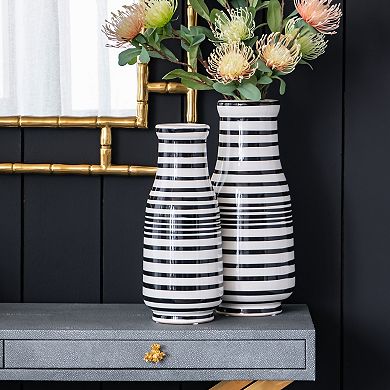 Striped Painted Vase