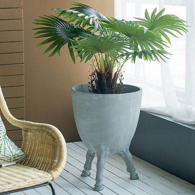 Cement Tripod Planter