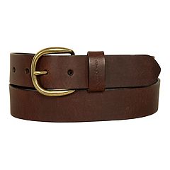 Men's Dual Hoop Leather Belt - Ebon, Size : 30 (Waist: 28)