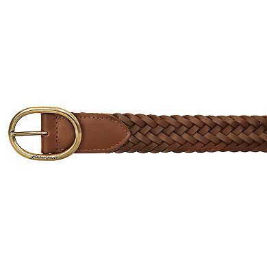 Women's Eddie Bauer 1.15-in. Woven Leather Belt